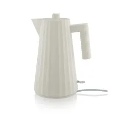 Alessi Elkedel Plissé 1,7 L, Hvid