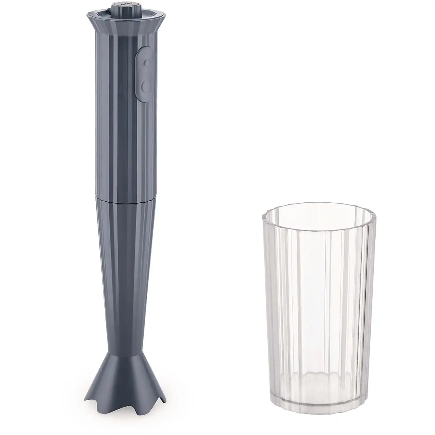 Alessi Plissé Stavblender, Grå