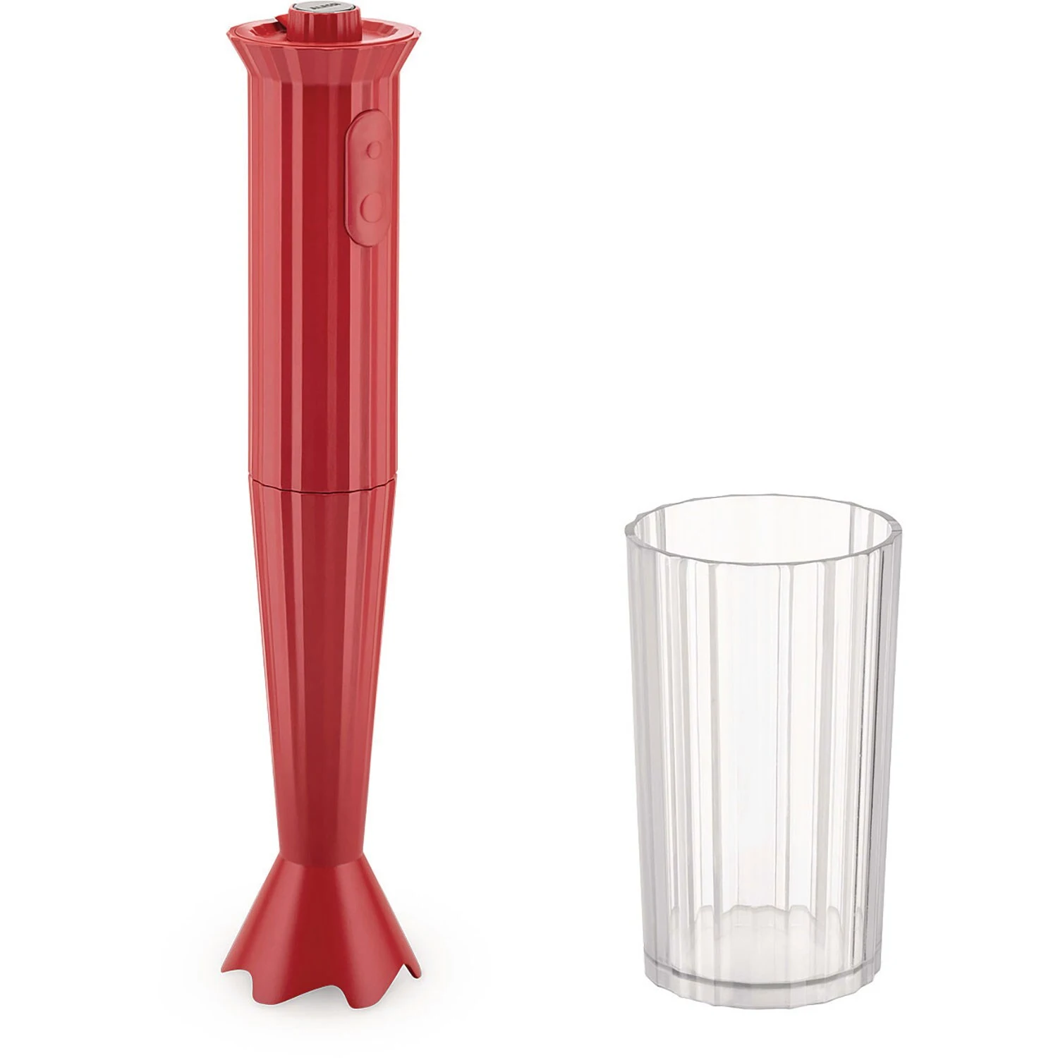 Alessi Plissé Stavblender, Rød