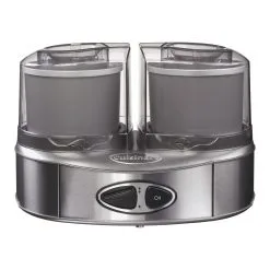 Cuisinart Duo Ismaskine 2x1 L, Stålgrå