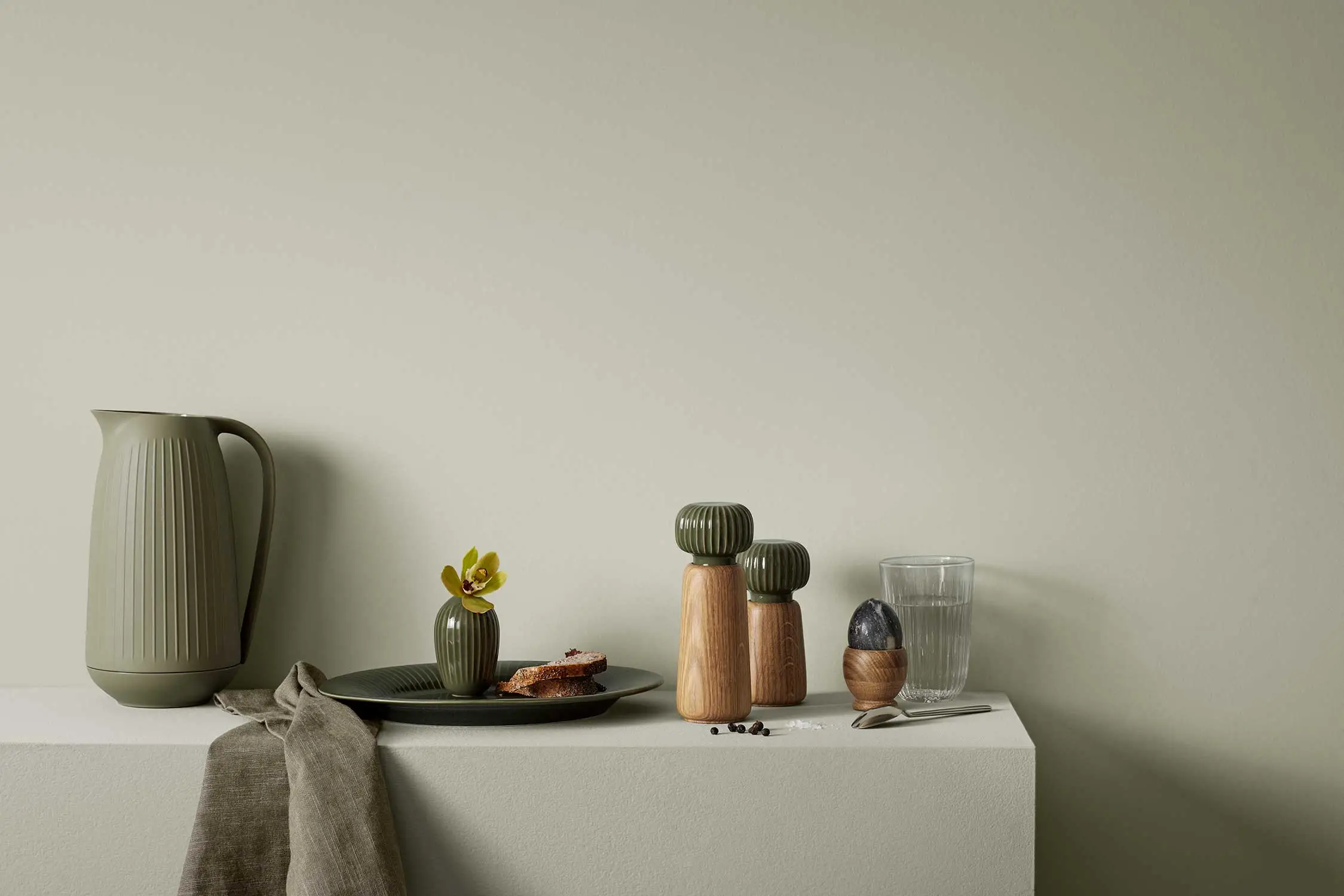 Kähler Hammershøi Kryddekværn Large, Mørkegrøn - Billede 4