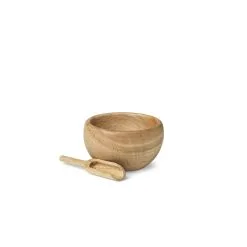 Kay Bojesen Menageri Salt Cellar And Spoon, Oak