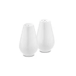 Lyngby Porcelæn Rhombe Salt & Pepper Set, White