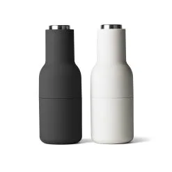 Menu Bottle Grinder Kværn 2-pak, Kulsort / Asketræ / Stål