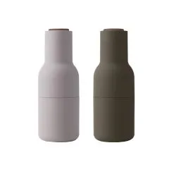 Menu Bottle Grinder Kværn 2-pak, Hunting Green / Beige / Valnød