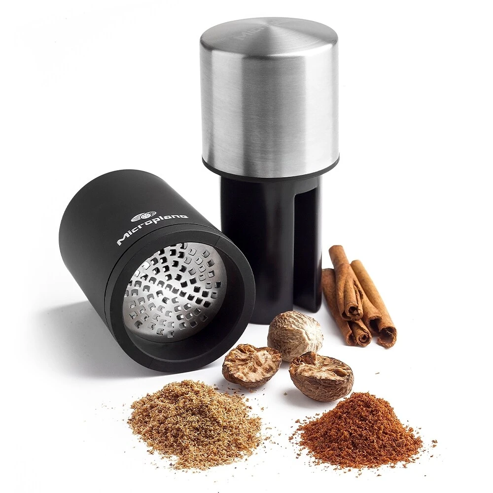 Microplane Krydderikværn, Sort / Rustfrit Stål - Billede 2