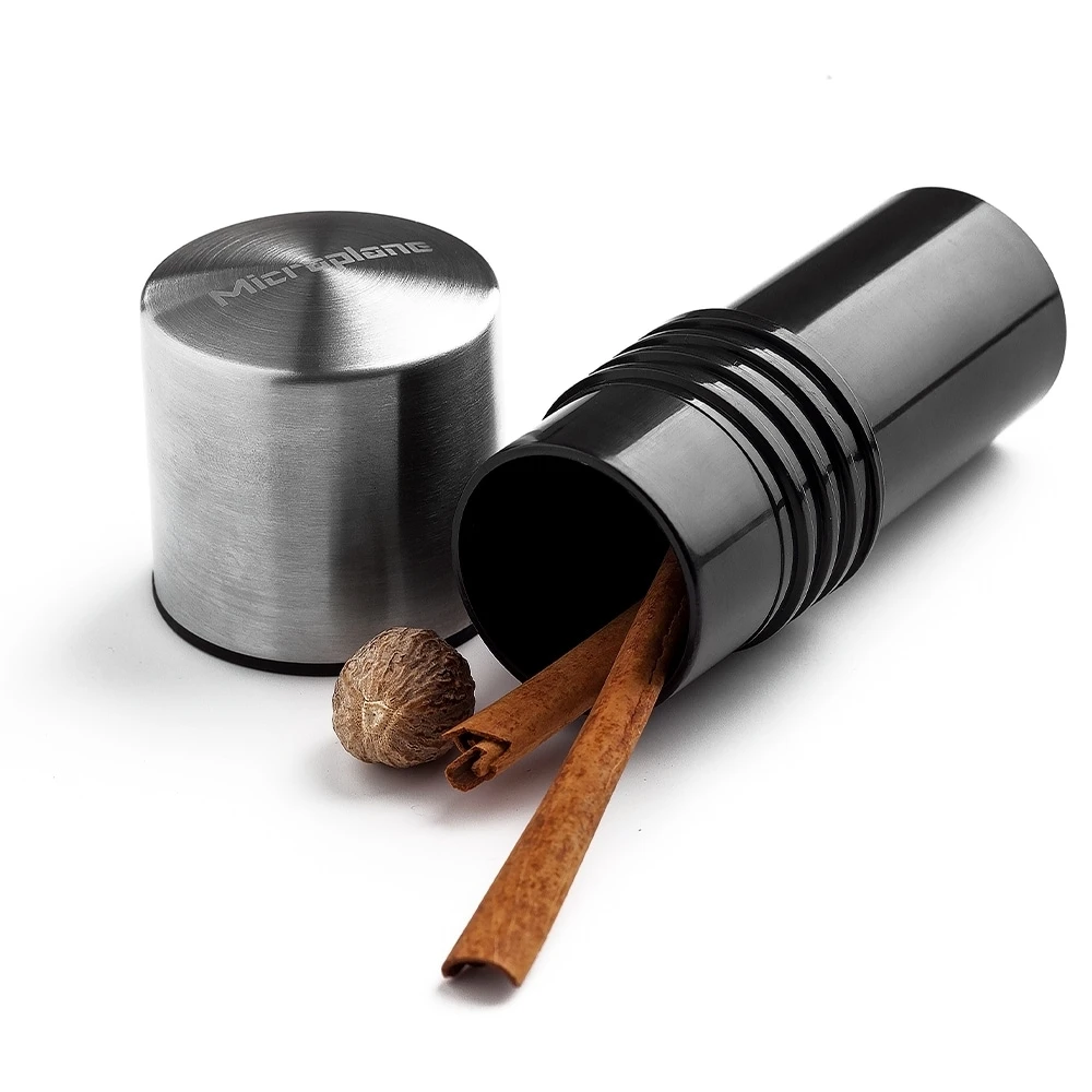 Microplane Krydderikværn, Sort / Rustfrit Stål - Billede 3