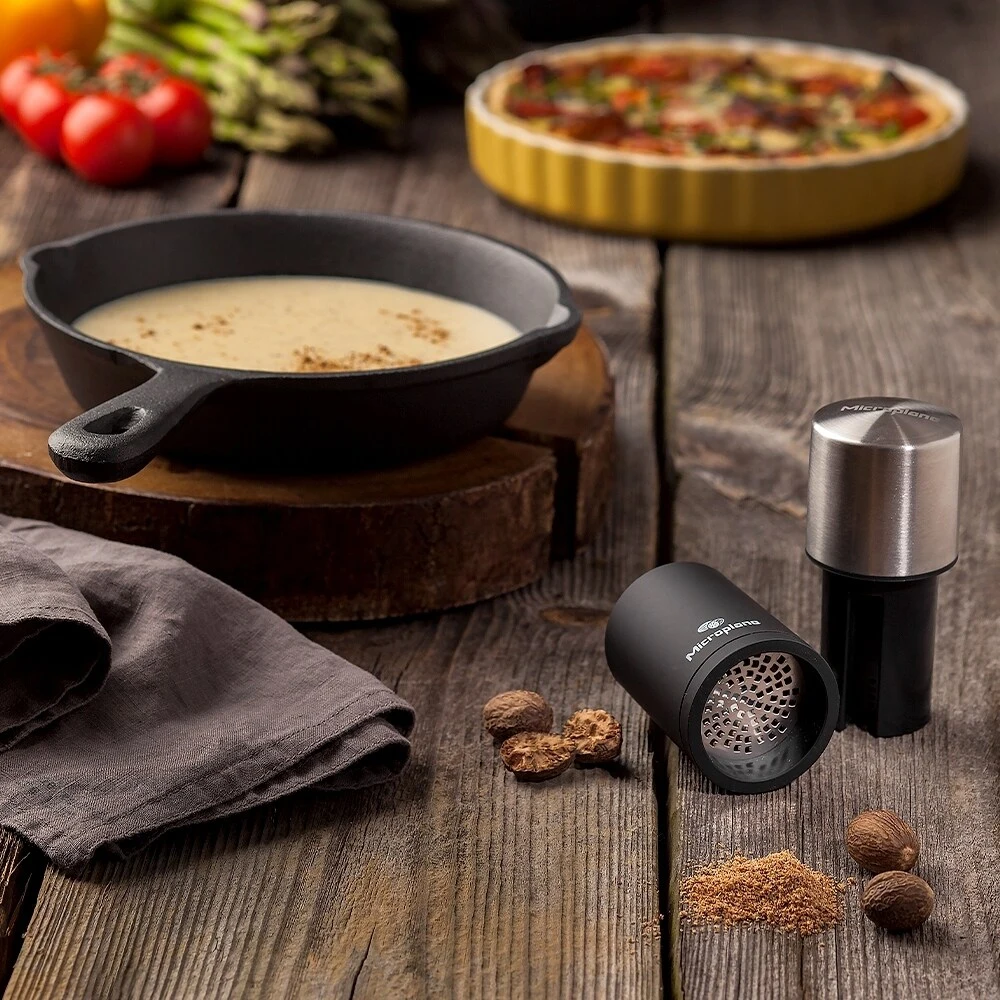 Microplane Krydderikværn, Sort / Rustfrit Stål - Billede 4