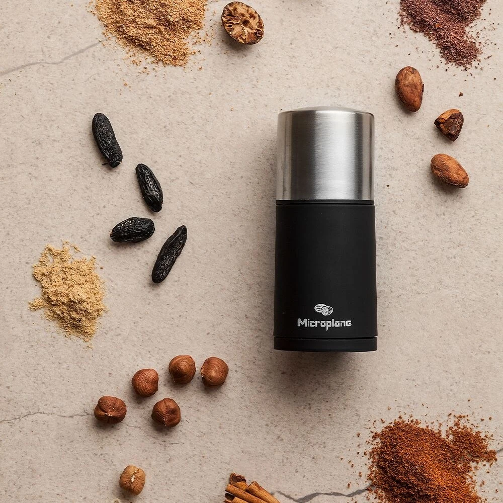 Microplane Krydderikværn, Sort / Rustfrit Stål - Billede 5