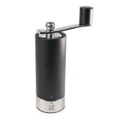 Peugeot Isen Pepper Mill With Crank Handle U'Select 18 Cm, Matte Black
