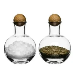 Sagaform Oval Oak Serveringssæt Med Prop I Eg 2-pak