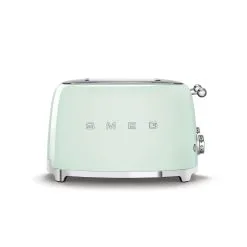 Smeg Retro Toaster 4 Slices, Pastel Green