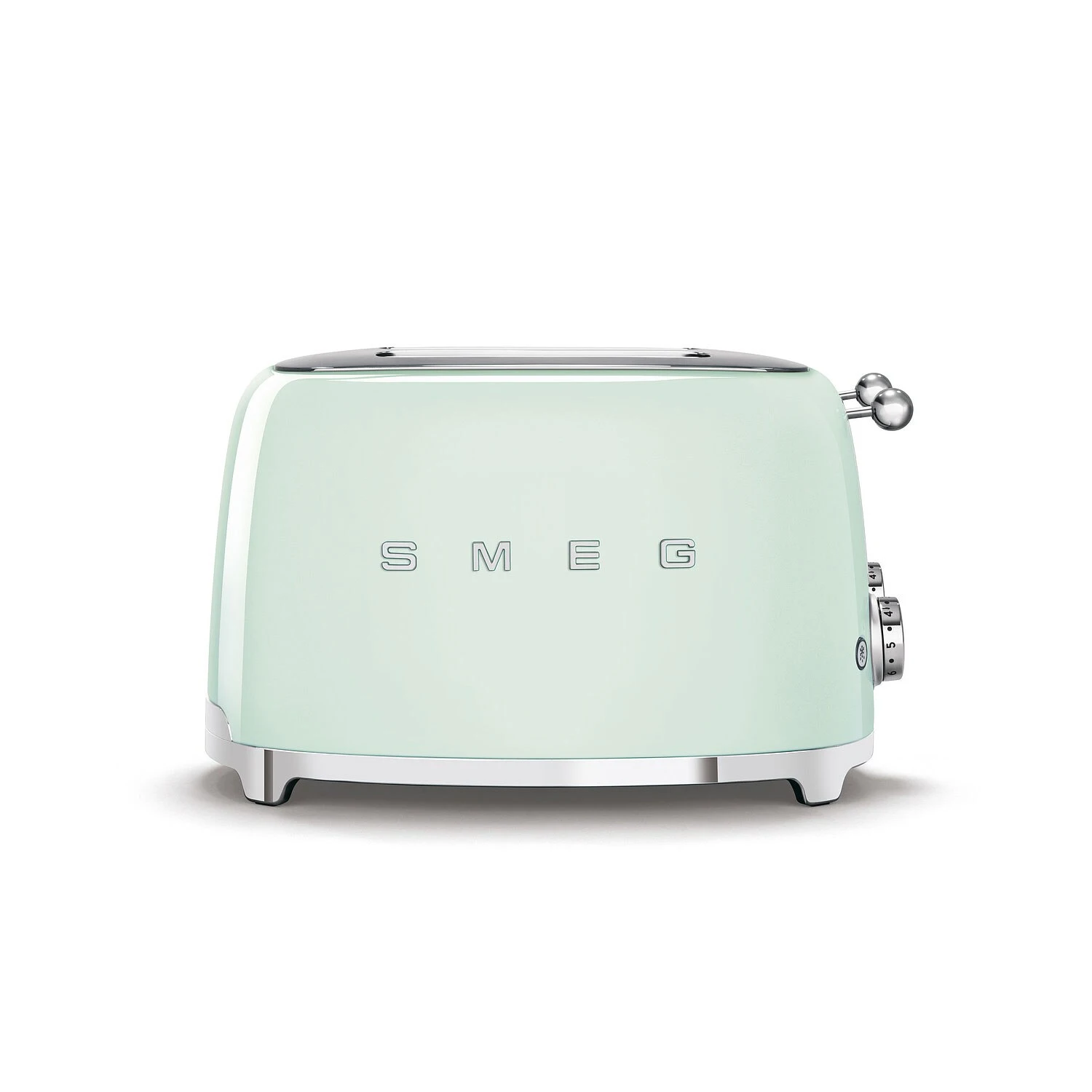 Smeg Retro Toaster 4 Slices, Pastel Green