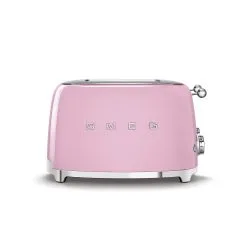 Smeg Retro Toaster 4 Slices, Pink