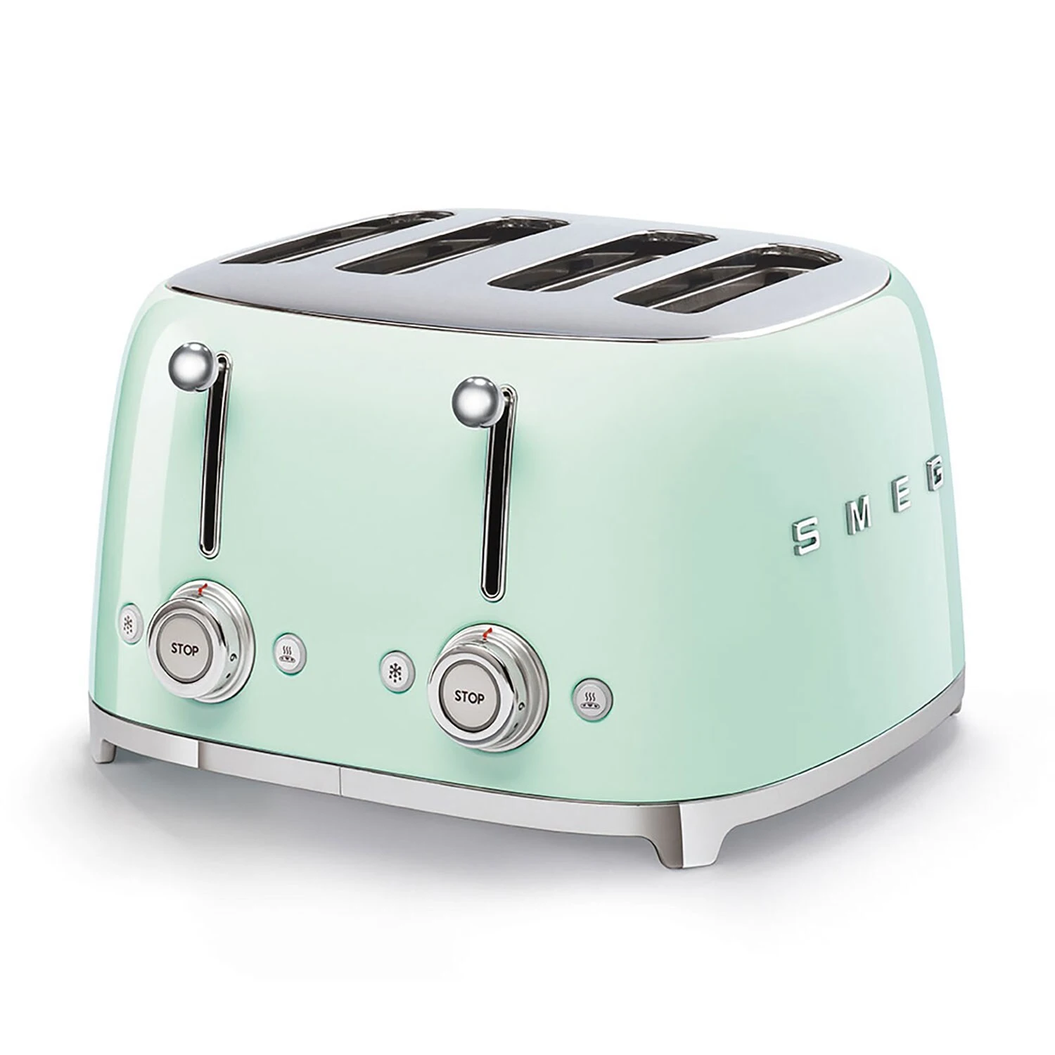 Smeg Retro Toaster 4 Slices, Pastel Green - Billede 3