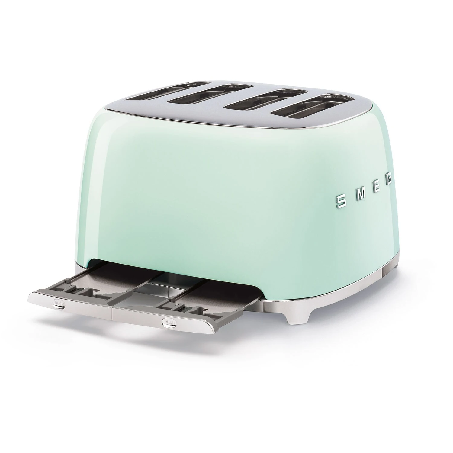 Smeg Retro Toaster 4 Slices, Pastel Green - Billede 4