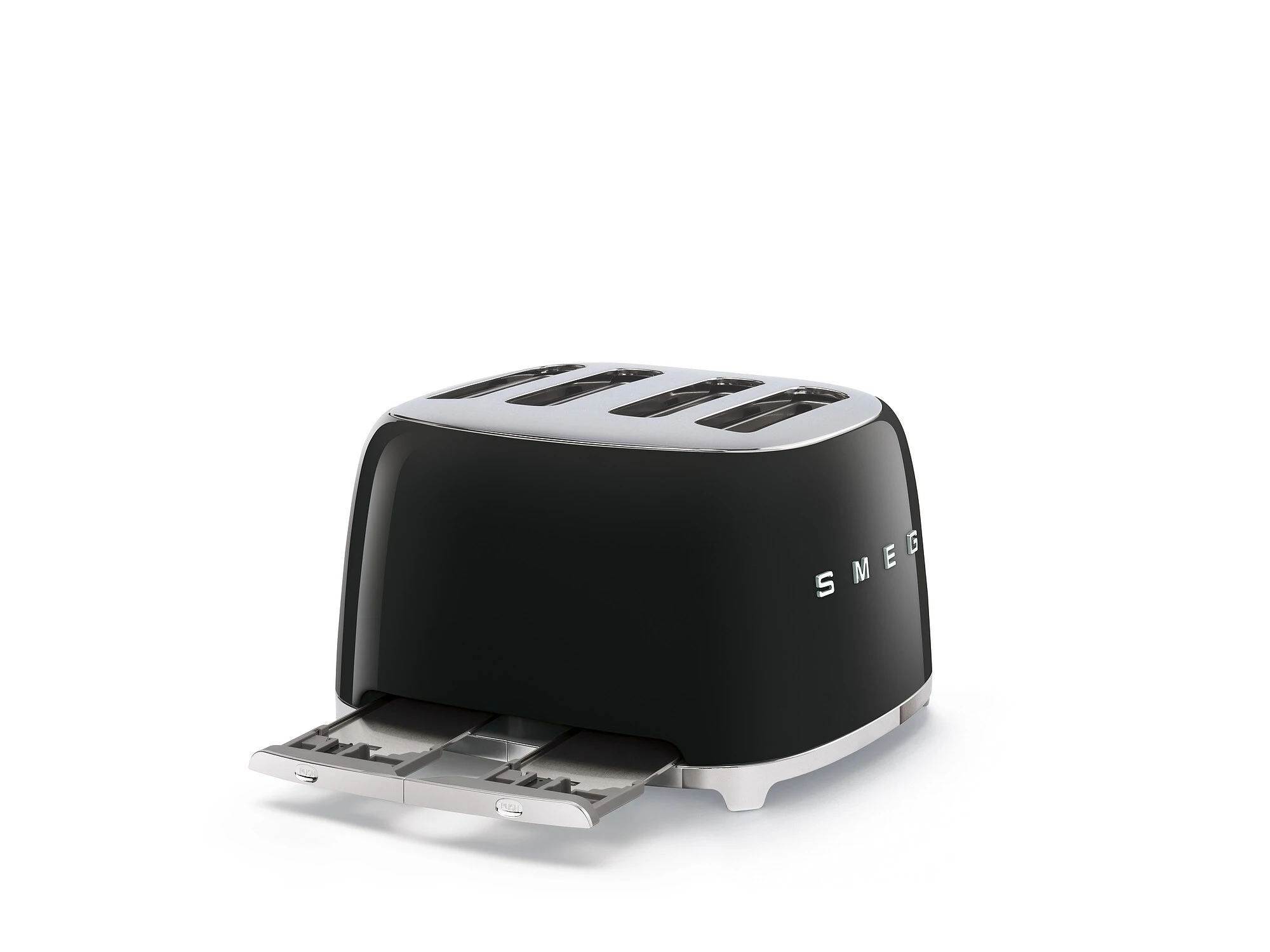 Smeg Retro Toaster 4 Slices, Black - Billede 3