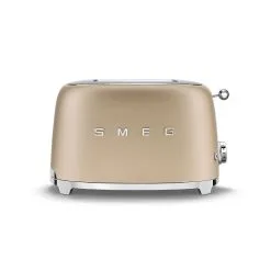 Smeg Toaster 2 Slices, Matt Gold