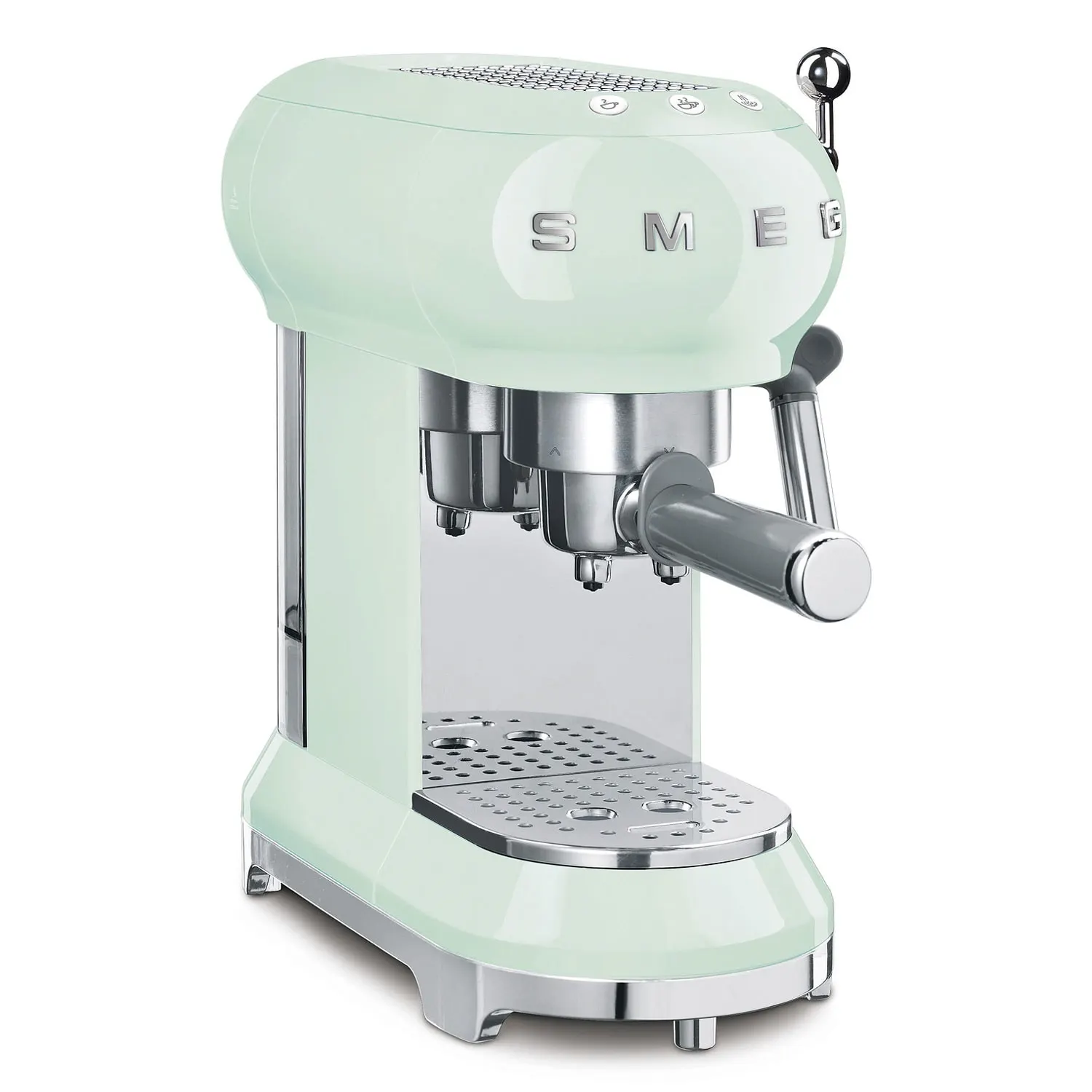 Smeg Retro Espresso Machine, Pastel Green