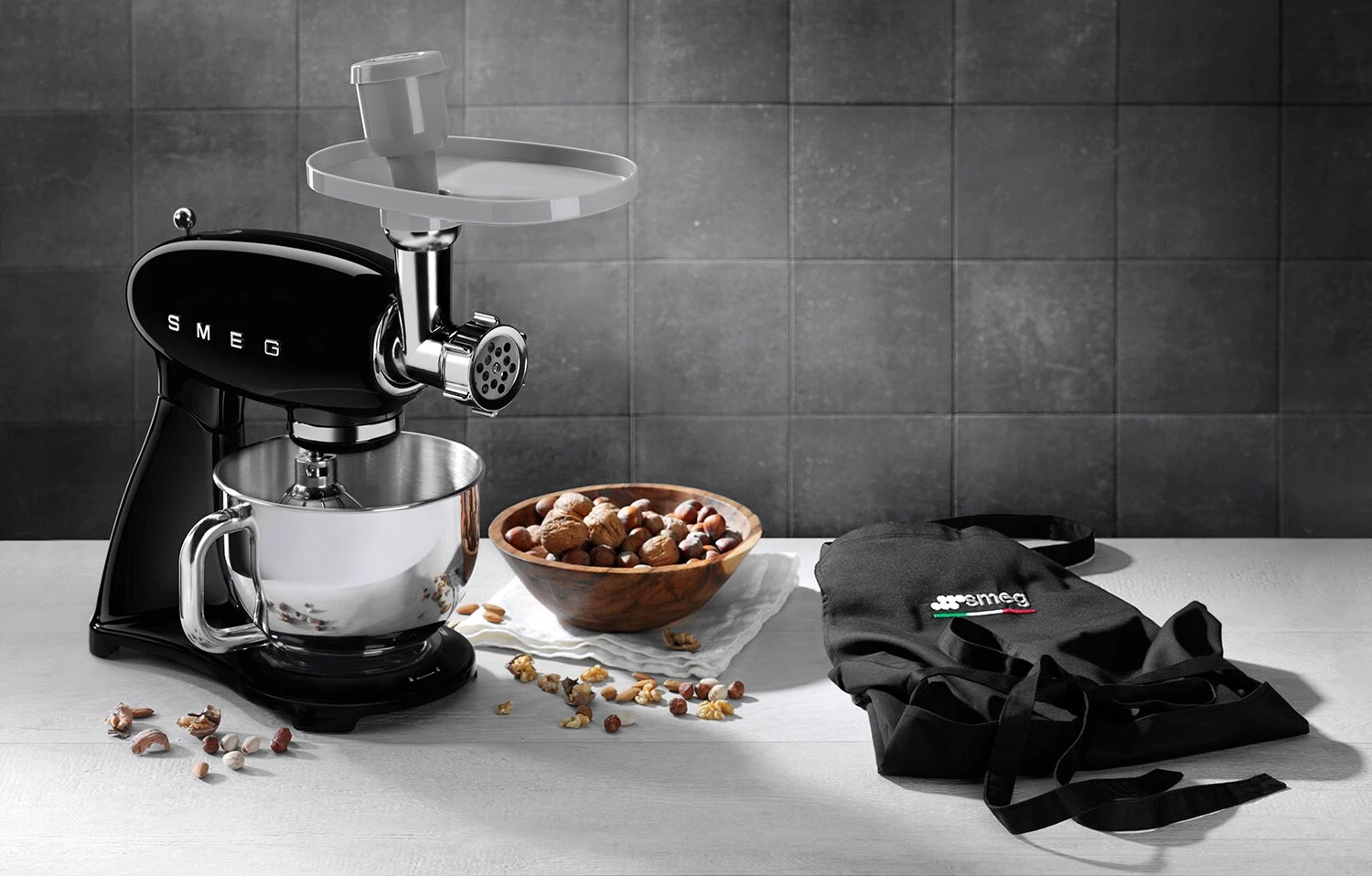 Smeg Stand Mixer With Multi Food Grinder - Billede 4