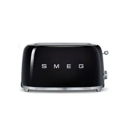 Smeg Toaster 4 Skiver, Sort