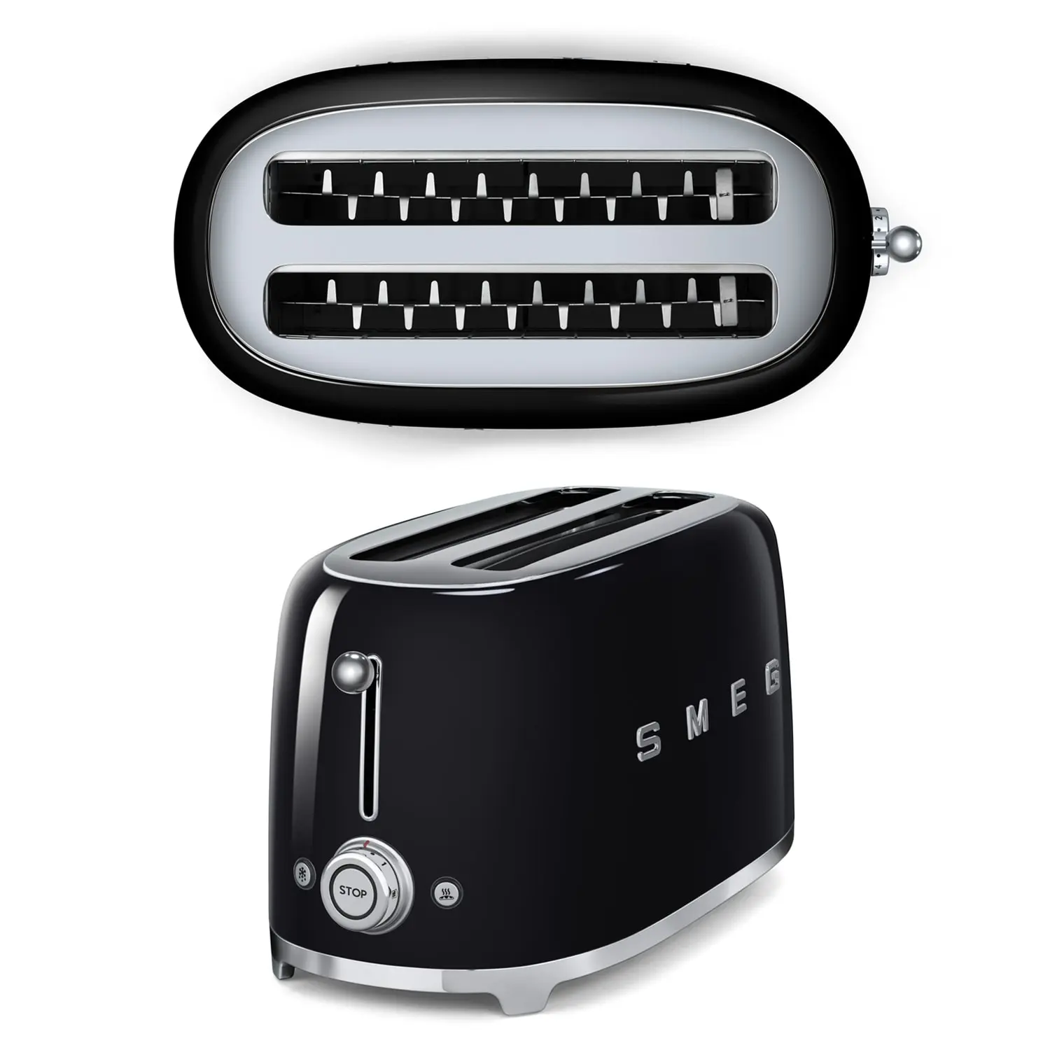 Smeg Toaster 4 Skiver, Rød - Billede 2